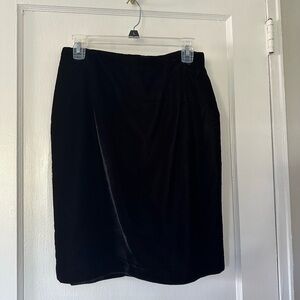 Rafaella Velvet Black Pencil Skirt 🖤 size 10